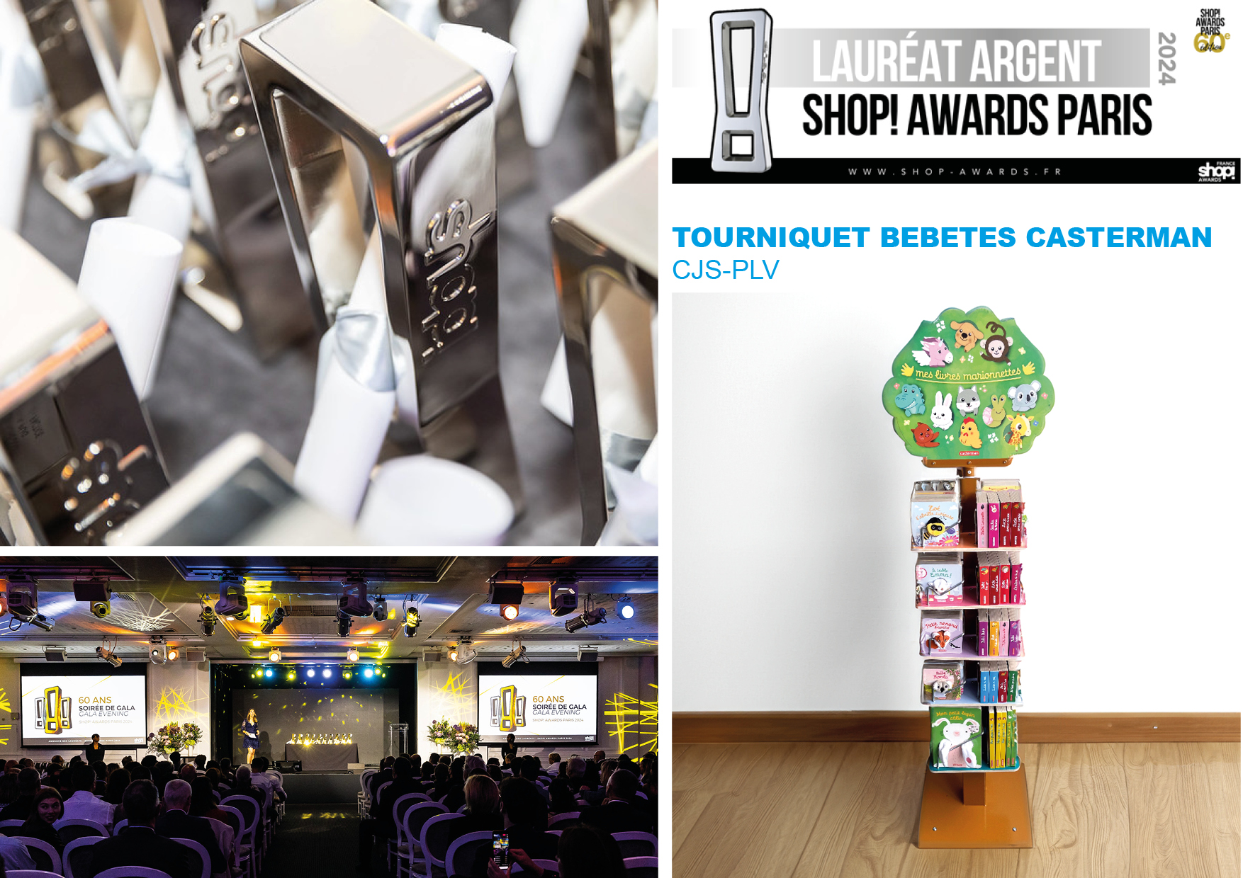 SHOP AWARDS PARIS 2024  LAUREAT AWARD ARGENT